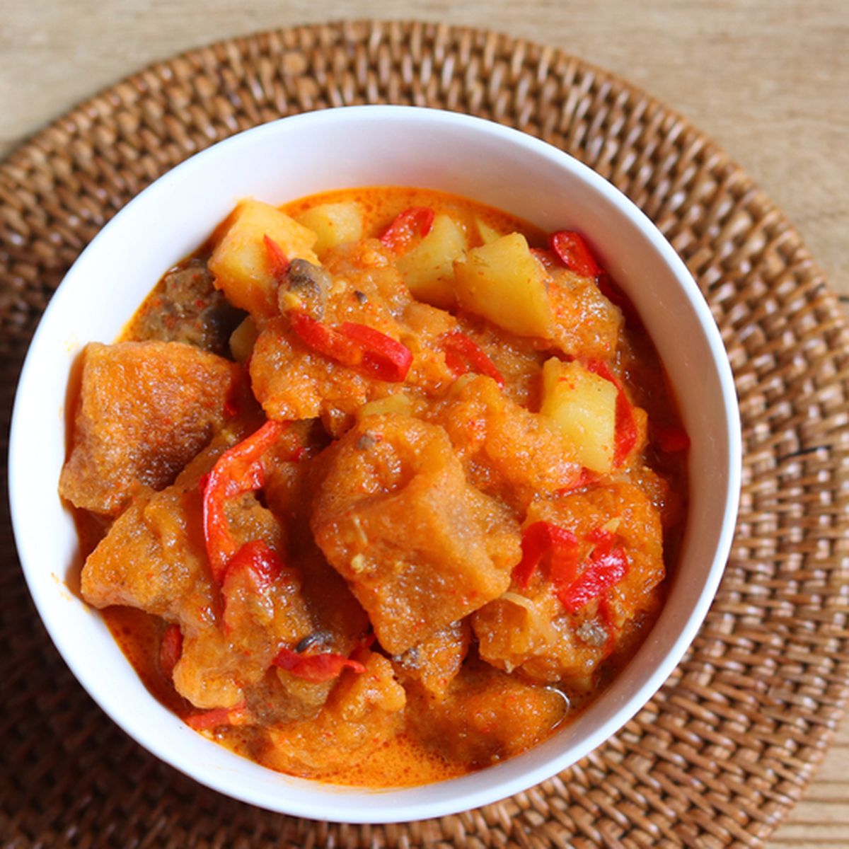 Sambal Goreng Krecek Kering Tanpa Kuah